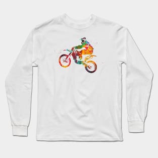 Motocross Dirt Bike Long Sleeve T-Shirt